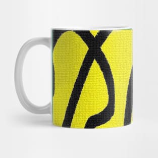 Red yellow black Mug